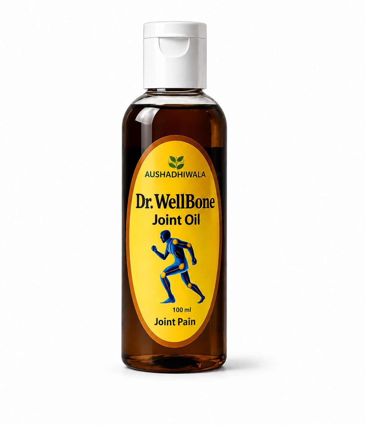 Aushadhiwala Dr. WellBone Joint Care Combo – Joint Oil (100ml) & Herbal Drops (30ml)